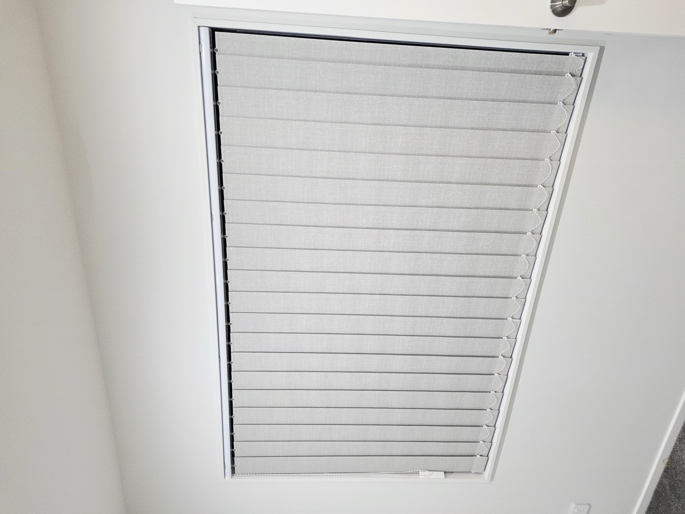 Vertical blinds across a wide window