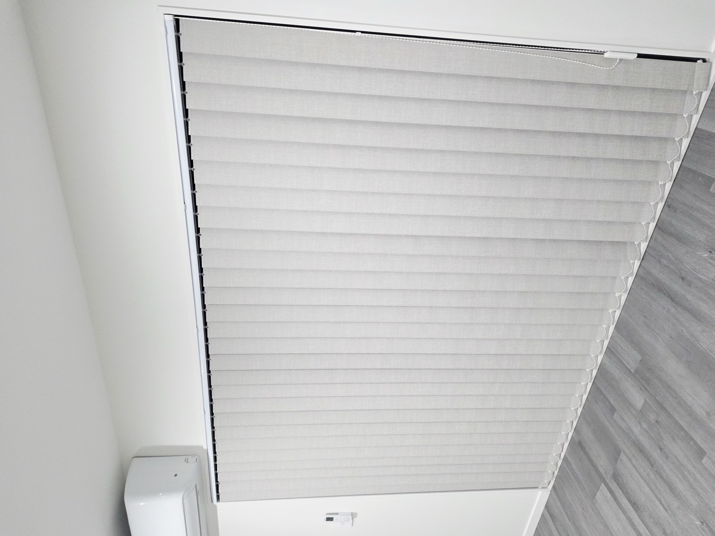 Floor-to-ceiling vertical blinds